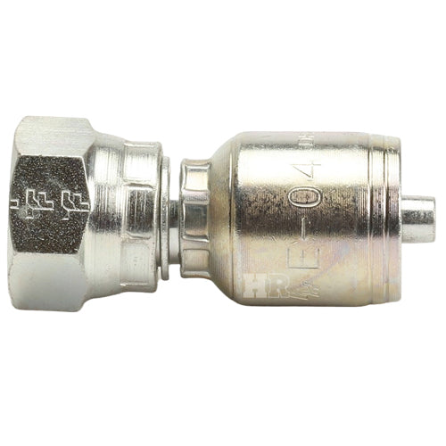 3/8" Female British Standard Parallel Pipe Cone Seat Swivel Hydraulic Fitting