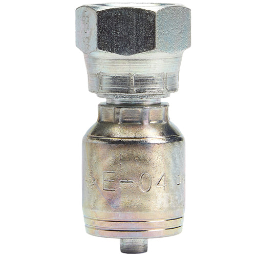 3/8" Female British Standard Parallel Pipe Cone Seat Swivel Hydraulic Fitting