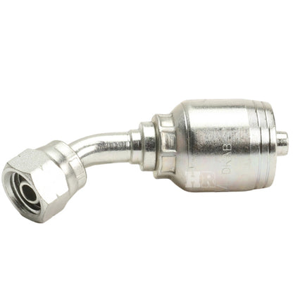 M12 X 1.5 Female Swivel 24˚ Cone (Light 6) with O-Ring 45˚ Elbow Hydraulic Fitting
