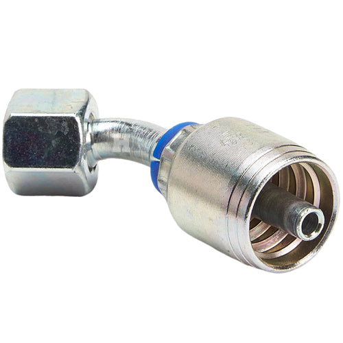 M14 X 1.5 Female Swivel 24˚ Cone (Light 8) with O-Ring 45˚ Elbow Hydraulic Fitting
