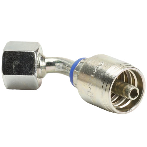 M16 X 1.5 Female Swivel 24˚ Cone (Light 10) with O-Ring 45˚ Elbow Hydraulic Fitting