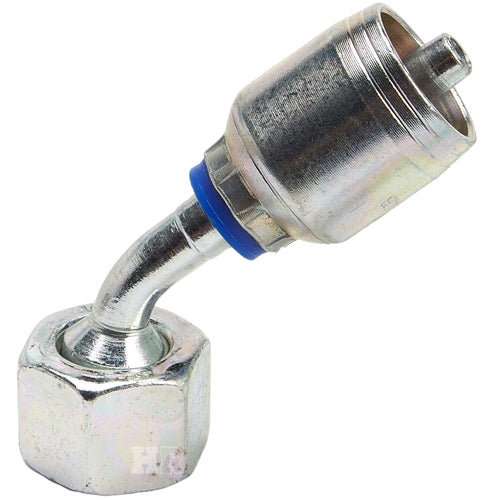 M18 X 1.5 Female Swivel 24˚ Cone (Light 12) with O-Ring 45˚ Elbow Hydraulic Fitting