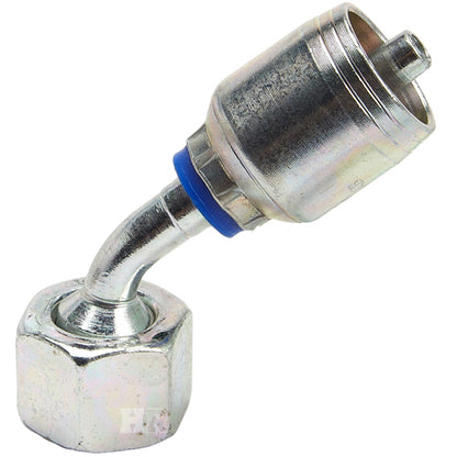 M18 X 1.5 Female Swivel 24˚ Cone (Light 12) with O-Ring 45˚ Elbow Hydraulic Fitting