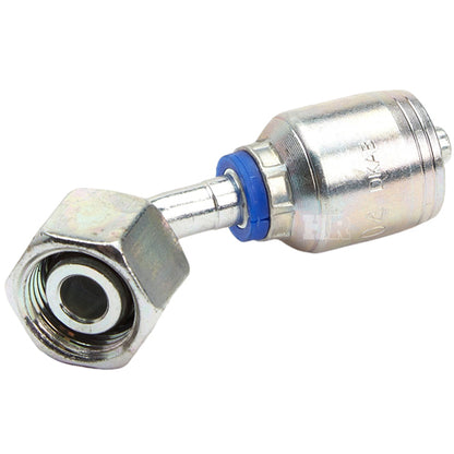 M18 X 1.5 Female Swivel 24˚ Cone (Light 12) with O-Ring 45˚ Elbow Hydraulic Fitting