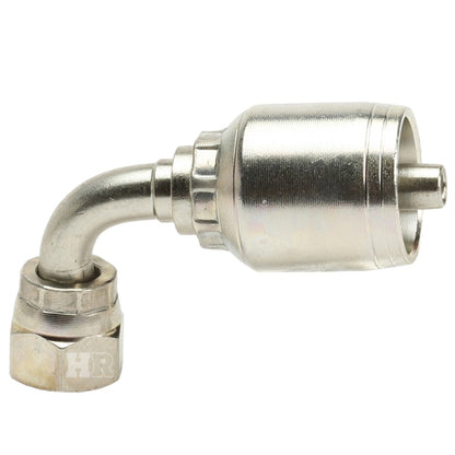 M12 X 1.5 Female Swivel 24˚ Cone (Light 6) with O-Ring 90˚ Elbow Hydraulic Fitting