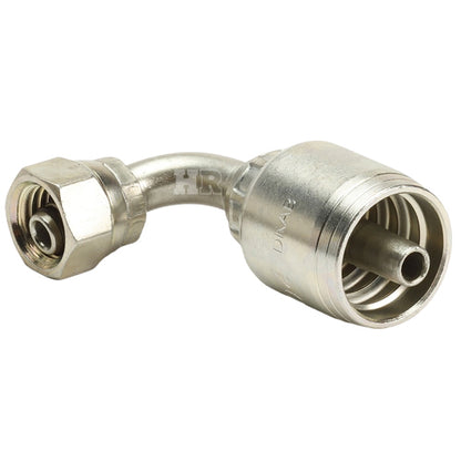 M12 X 1.5 Female Swivel 24˚ Cone (Light 6) with O-Ring 90˚ Elbow Hydraulic Fitting