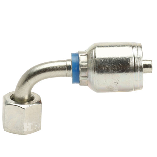 M14 X 1.5 Female Swivel 24˚ Cone (Light 8) with O-Ring 90˚ Elbow Hydraulic Fitting