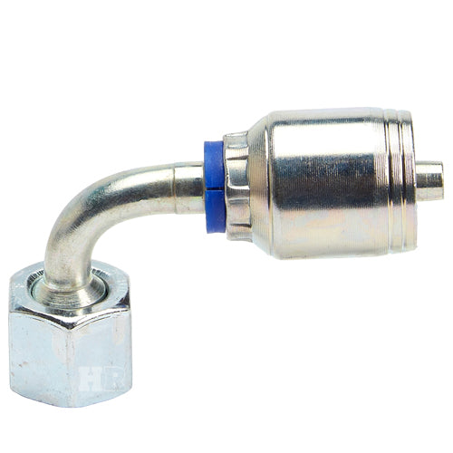 M16 X 1.5 Female Swivel 24˚ Cone (Light 10) with O-Ring 90˚ Elbow Hydraulic Fitting