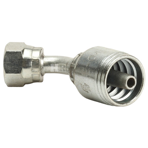 M14 X 1.5 Female Swivel 24˚ Cone (Heavy S6) with O-Ring 45˚ Elbow Hydraulic Fitting