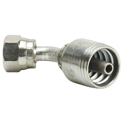 M14 X 1.5 Female Swivel 24˚ Cone (Heavy S6) with O-Ring 45˚ Elbow Hydraulic Fitting