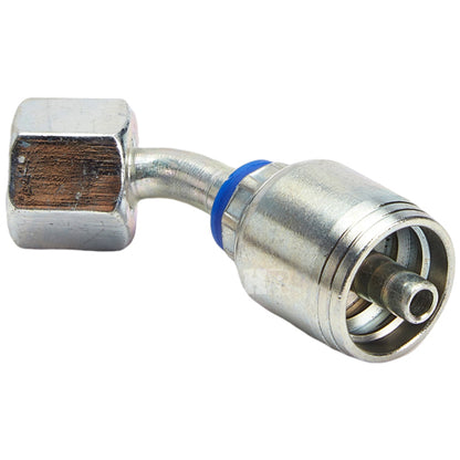 M16 X 1.5 Female Swivel 24˚ Cone (Heavy S8) with O-Ring 45˚ Elbow Hydraulic Fitting