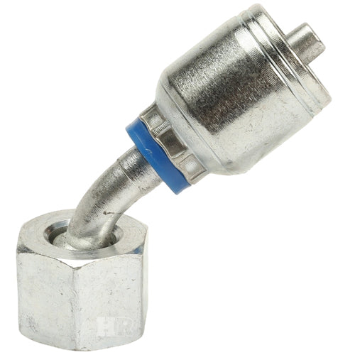 M18 X 1.5 Female Swivel 24˚ Cone (Heavy S10) with O-Ring 45˚ Elbow Hydraulic Fitting