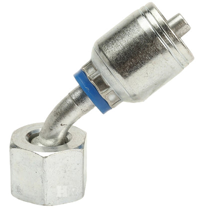 M18 X 1.5 Female Swivel 24˚ Cone (Heavy S10) with O-Ring 45˚ Elbow Hydraulic Fitting