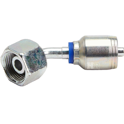 M20 X 1.5 Female Swivel 24˚ Cone (Heavy S12) with O-Ring 45˚ Elbow Hydraulic Fitting