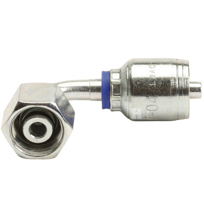 M18 X 1.5 Female Swivel 24˚ Cone (Heavy S10) with O-Ring 90˚ Elbow Hydraulic Fitting