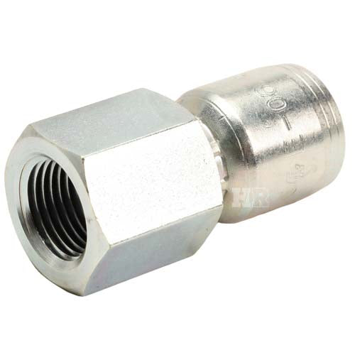 1/2" Female Pipe NPT (Non-Swivel) Hydraulic Fitting