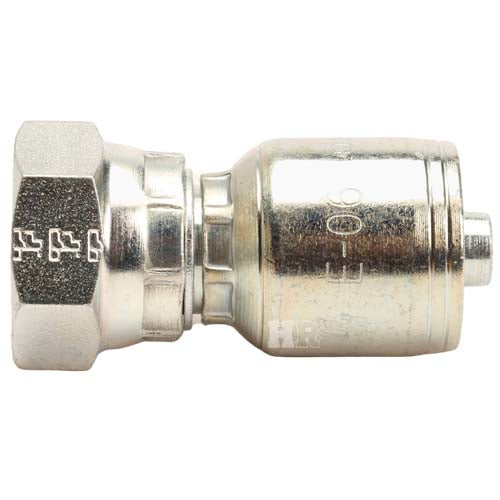 1/2" Female British Standard Parallel Pipe Cone Seat Swivel Hydraulic Fitting
