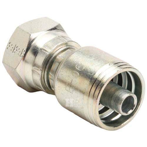 1/2" Female British Standard Parallel Pipe Cone Seat Swivel Hydraulic Fitting