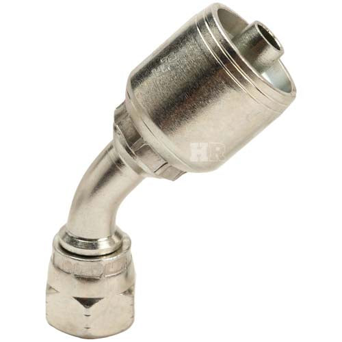 3/8" Female JIC Swivel 45˚ Elbow Hydraulic Fitting