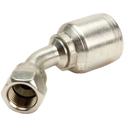 3/8" Female JIC Swivel 45˚ Elbow Hydraulic Fitting