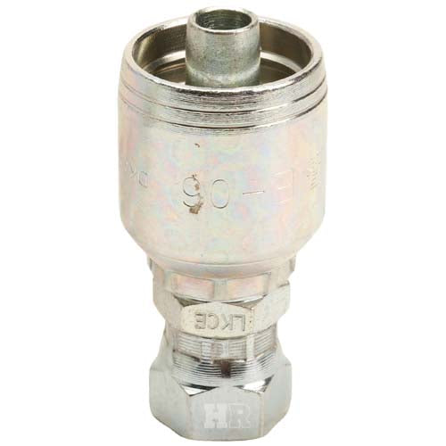 1/4" Female Face Seal Swivel (ORFS) Hydraulic Fitting