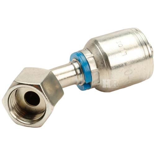 M18 X 1.5 Female Swivel 24˚ Cone (Light 12) with O-Ring 45˚ Elbow Hydraulic Fitting