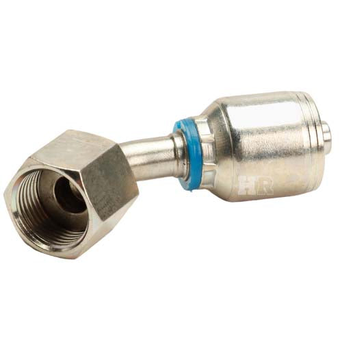 1/2" Female Face Seal Swivel 45˚ Elbow (ORFS) Hydraulic Fitting