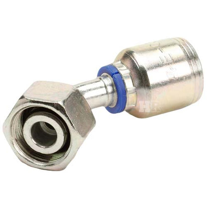 M22 X 1.5 Female Swivel 24˚ Cone (Light 15) with O-Ring 45˚ Elbow Hydraulic Fitting