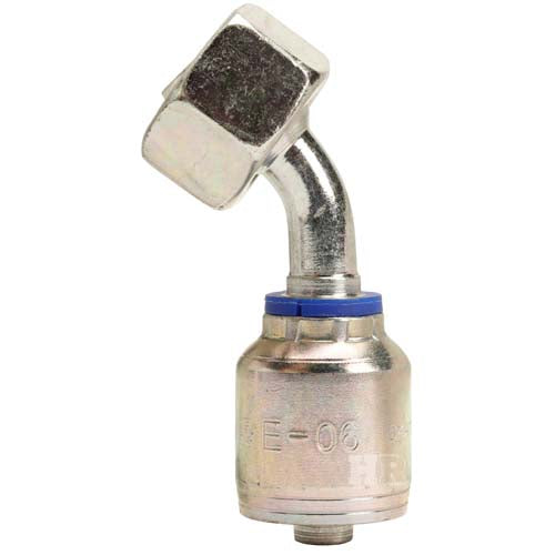 M22 X 1.5 Female Swivel 24˚ Cone (Light 15) with O-Ring 45˚ Elbow Hydraulic Fitting