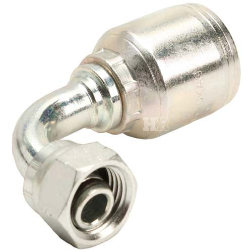 M16 X 1.5 Female Swivel 24˚ Cone (Light 10) with O-Ring 90˚ Elbow Hydraulic Fitting