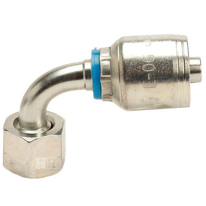 3/8" Female Face Seal Swivel 90˚ Elbow (ORFS) Hydraulic Fitting