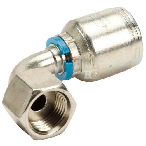 3/8" Female Face Seal Swivel 90˚ Elbow (ORFS) Hydraulic Fitting