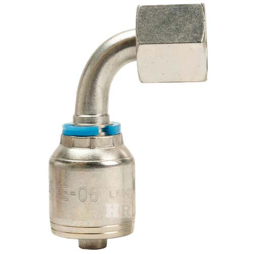 1/2" Female Face Seal Swivel 90˚ Elbow (ORFS) Hydraulic Fitting