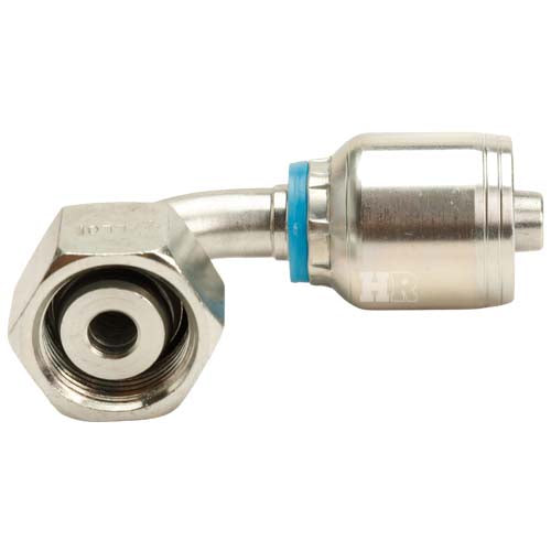 M22 X 1.5 Female Swivel 24˚ Cone (Light 15) with O-Ring 90˚ Elbow Hydraulic Fitting
