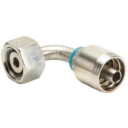 M22 X 1.5 Female Swivel 24˚ Cone (Light 15) with O-Ring 90˚ Elbow Hydraulic Fitting