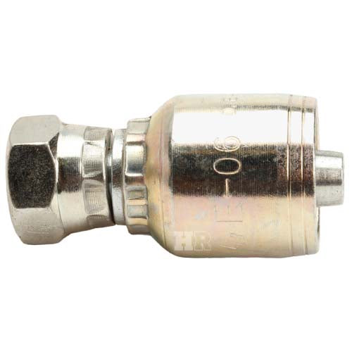 1/4" Female British Standard Parallel Pipe Cone Seat Swivel Hydraulic Fitting