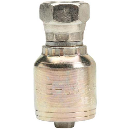 1/4" Female British Standard Parallel Pipe Cone Seat Swivel Hydraulic Fitting