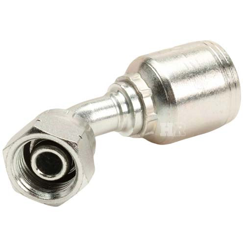 M18 X 1.5 Female Swivel 24˚ Cone (Heavy S10) with O-Ring 45˚ Elbow Hydraulic Fitting