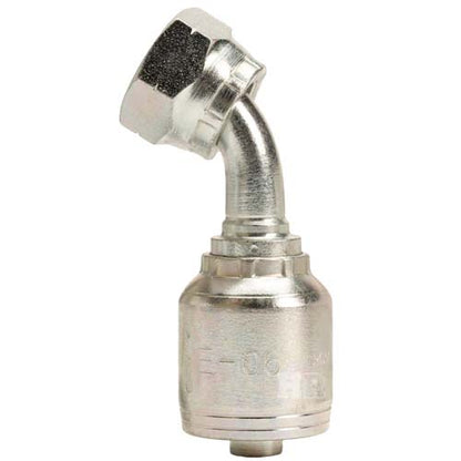 M20 X 1.5 Female Swivel 24˚ Cone (Heavy S12) with O-Ring 45˚ Elbow Hydraulic Fitting