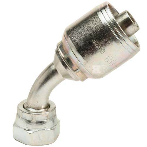 3/8" Female Face Seal Swivel 45˚ Elbow (ORFS) Hydraulic Fitting