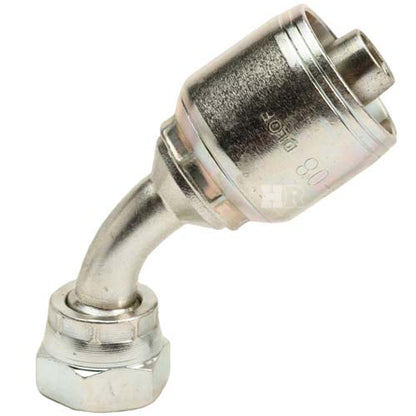 3/8" Female Face Seal Swivel 45˚ Elbow (ORFS) Hydraulic Fitting
