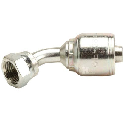 3/8" Female Face Seal Swivel 45˚ Elbow (ORFS) Hydraulic Fitting