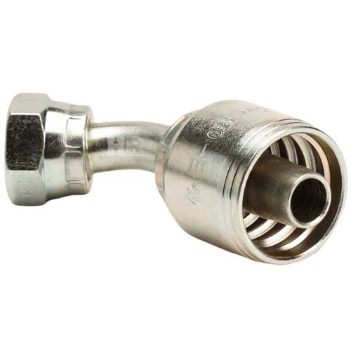 3/8" Female Face Seal Swivel 45˚ Elbow (ORFS) Hydraulic Fitting