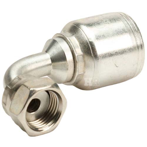 3/8" Female Face Seal Swivel 90˚ Elbow (ORFS) Hydraulic Fitting