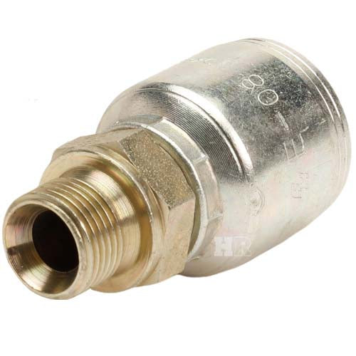 3/8" Male British Standard Parallel Pipe Hydraulic Fitting