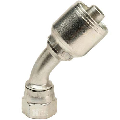 1/2" Female JIC Swivel 45˚ Elbow Hydraulic Fitting