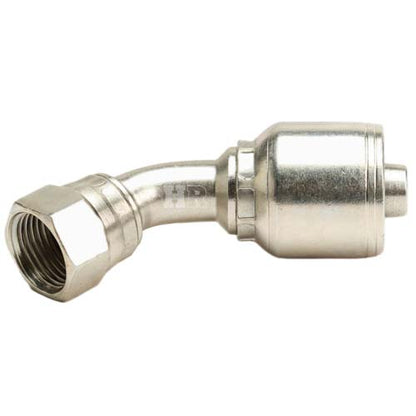 1/2" Female JIC Swivel 45˚ Elbow Hydraulic Fitting
