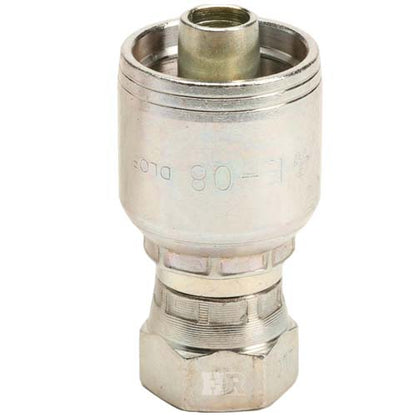 3/8" Female British Standard Parallel Pipe Cone Seat Swivel Hydraulic Fitting
