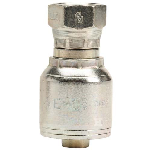 3/8" Female British Standard Parallel Pipe Cone Seat Swivel Hydraulic Fitting