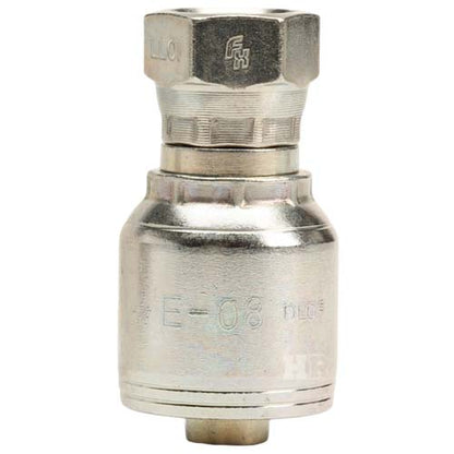3/8" Female British Standard Parallel Pipe Cone Seat Swivel Hydraulic Fitting